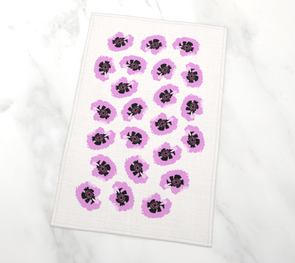 Flower Tea Towel