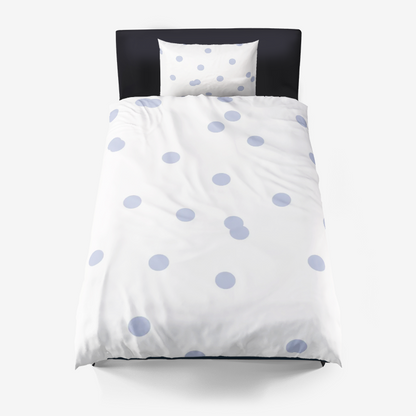 Blue Polka Dot Duvet Cover