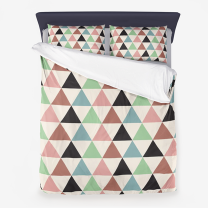 Multi Geometric Duvet Cover