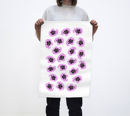 Flower Tea Towel