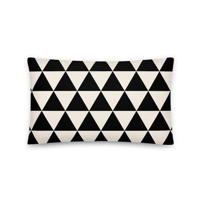 Geometric Triangle Cushion