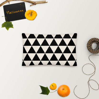 Geometric Triangle Cushion