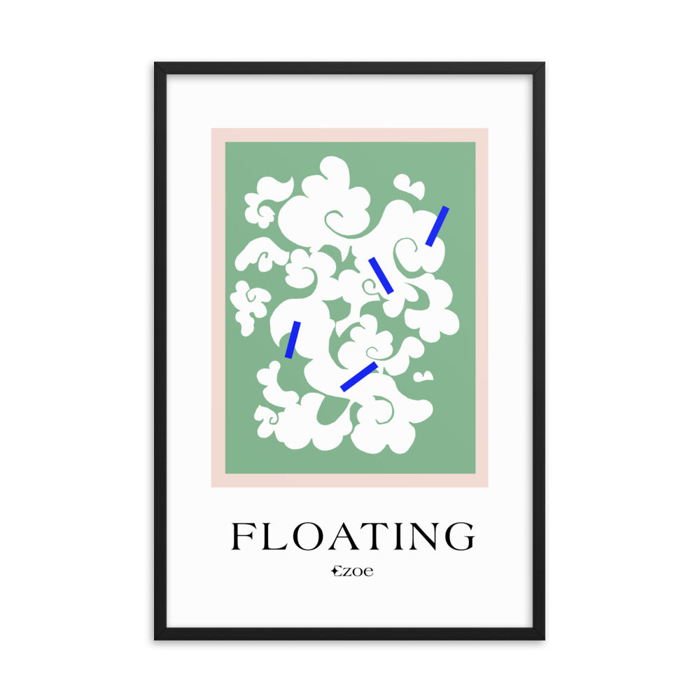 Framed Floating Cloud Art Print