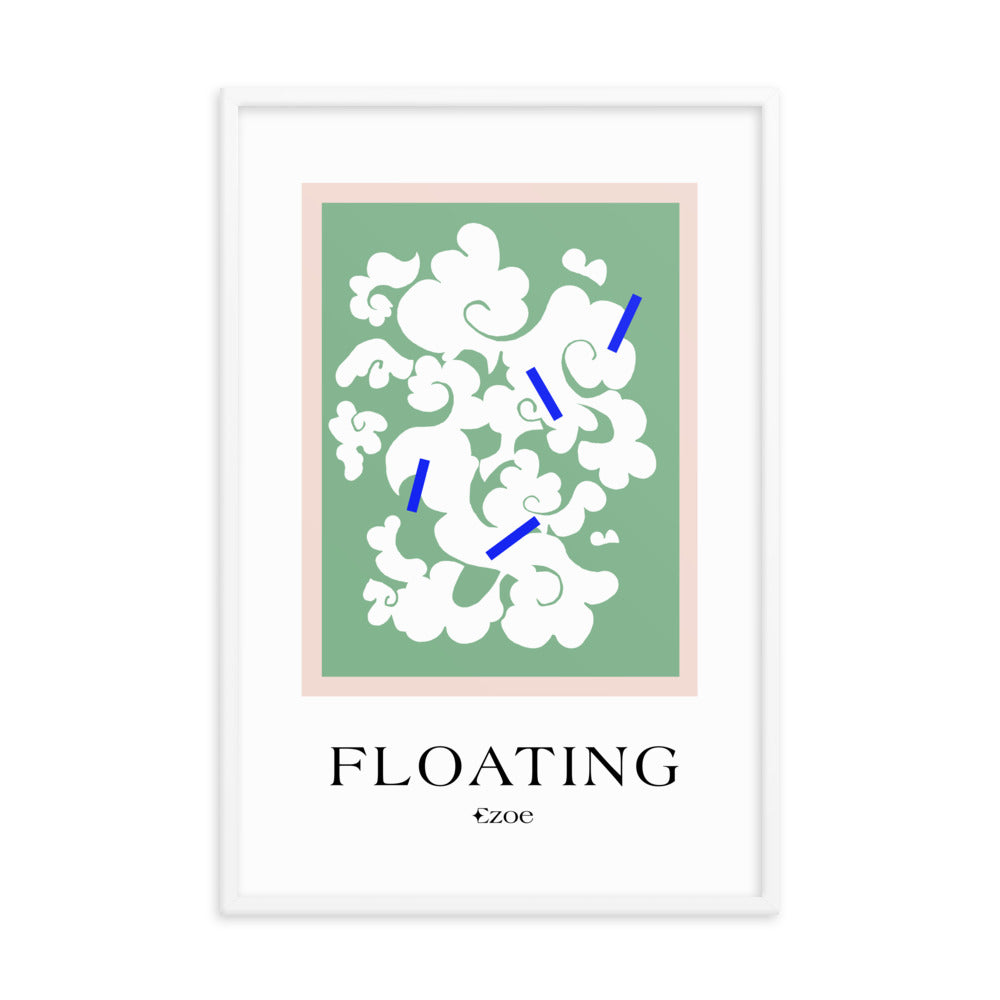 Framed Floating Cloud Art Print