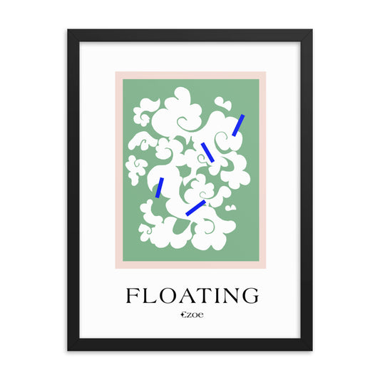 Framed Floating Cloud Art Print