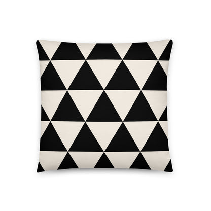 Geometric Triangle Cushion