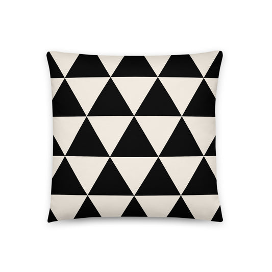 Geometric Triangle Cushion