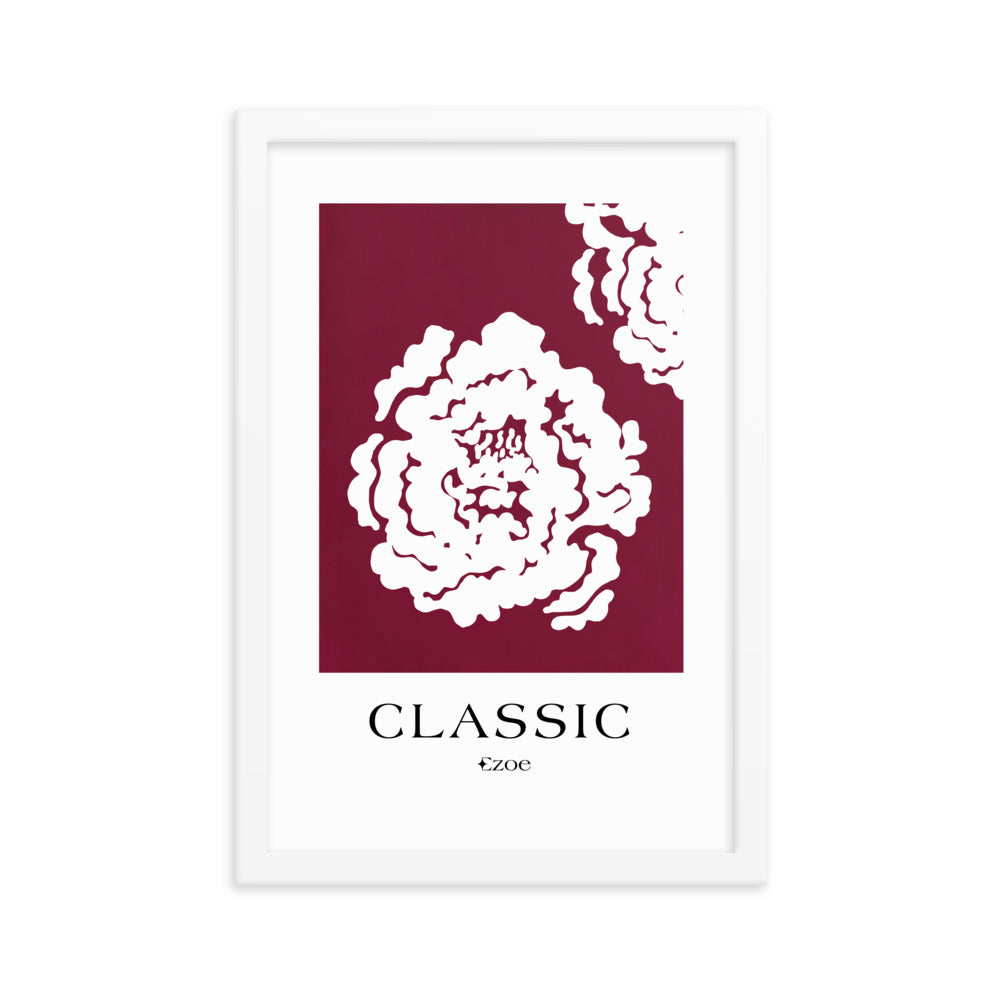 Framed Classic Rose Art Print