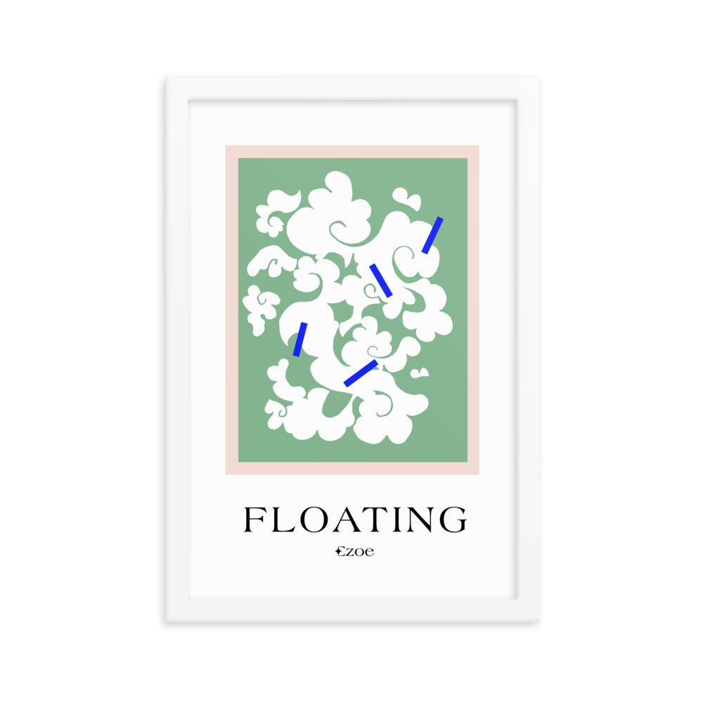 Framed Floating Cloud Art Print