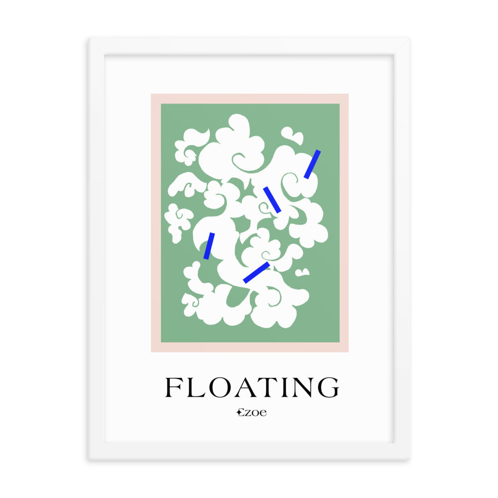 Framed Floating Cloud Art Print